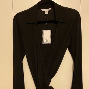 Diane von Furstenberg Long Sleeve Wrap Dress